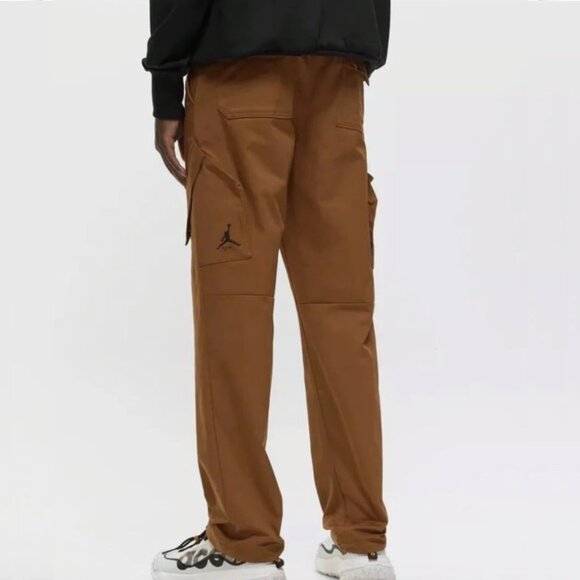 Jordan Essentials Chicago Mens Cargo Pants Trousers Tan Brown